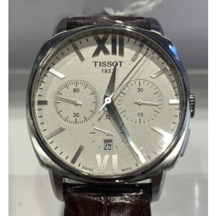 TISSOT【天梭錶】 三眼計時碼表機械錶